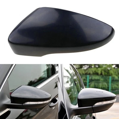 Matte Black Mirror Cover Cap For Jetta 2011 2017 And For Passat 2012 2016 — 第 1/4 张图片