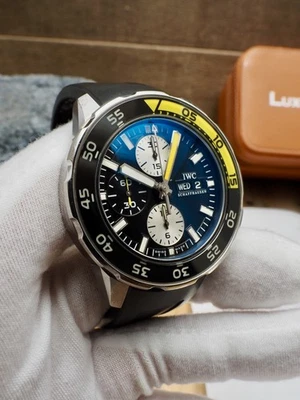 IWC Aquatimer Cronógrafo IW3767 90% NUEVO EN CAJA ¡Excelente Diario!  Bisel de zafiro ¡RARO! Foto 1 de 4