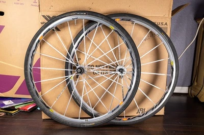 Mavic Ksyrium SL SSC 700C Колесная пара для 9,10,11 VG.  9spd Hg 400 11-34, клинчер - Изображение 1 из 4