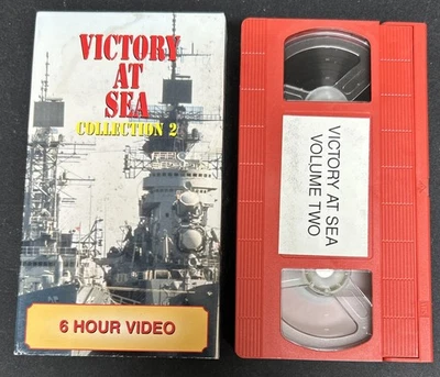Victory At Sea Collection 2 VHS Tape Roman Renaissance D-Day Leyte Gulf Mandalay - Image 1 of 4