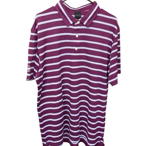 Polo Dunning Golf Borgoña Rayas Talla Grande - Imagen 1 de 7