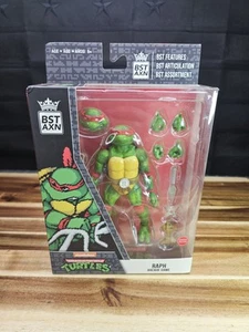 Teenage Mutant Ninja Turtles BST AXN Raphael Action Figure RAPH Arcade Game New - Picture 1 of 5