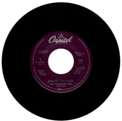 Garth Brooks - Not Counting You / Cowboy Bill 7" 45 Single - Image 1 of 4
