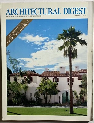 Architectural Digest Magazine May 1989 ~ Special Edition California Design  - Image 1 of 4