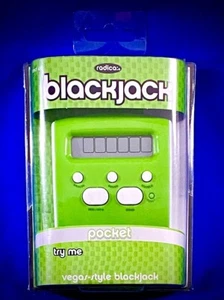 RADICA BLACKJACK Bolsillo Portátil ESTILO VEGAS Nuevo Stock Antiguo - Imagen 1 de 2