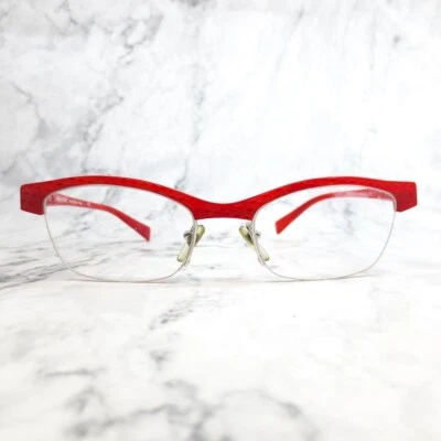 Monturas de gafas Alain Mikli A03024 COL 1055 rojo ojo de gato 51-19-145 Foto 1 de 4