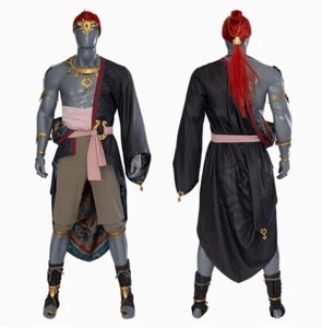 Tears of The Kingdom Hyrule Ganondorf Halloween Party Outfit Cosplay Custome - Picture 1 of 12