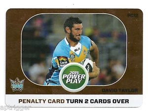 2015 NRL Power Play BRONZE (PC12) David TAYLOR Titans - Picture 1 of 1