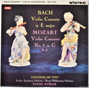AUDIOPHILE TESTAMENT EMI ASD 429 UK BACH "Violin Concerto" GIOCONDA DE VITO 180g - Picture 1 of 3