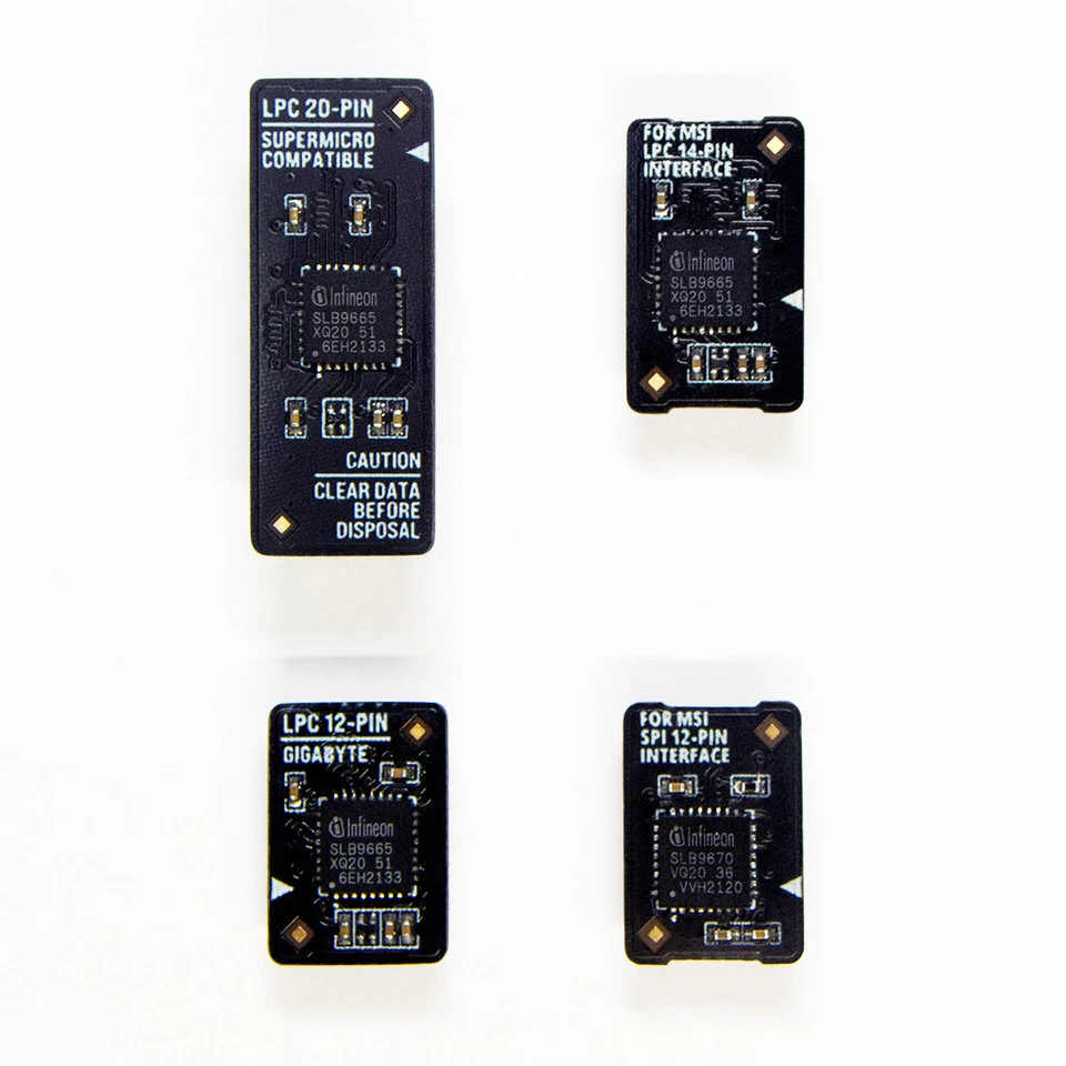 TPM 2.0 Module, for ASUS, GIGABYTE, MSI and SUPERMICRO - Windows 11 Ready - Image 1 of 1