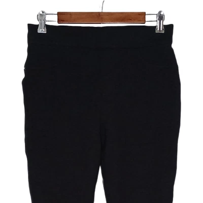 SPANX женщин тянуть на укороченный понте брюки размер L похудения эластичной вязаный черный - Изображение 1 из 4