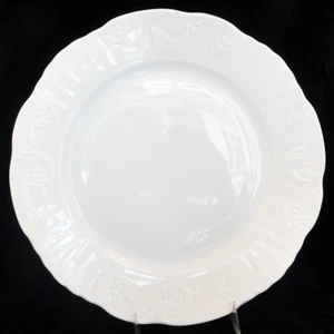 VISTA ALEGRE MANUELINE WHITE Dinner Plate 10.25" NEW NEVER USED made in Portugal - Picture 1 of 2