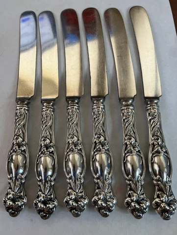 1 FRONTENAC INTERNATIONAL STERLING 8 7/8" LUNCH KNIFE POLISHED NO MONO HAVE 6 Cover
