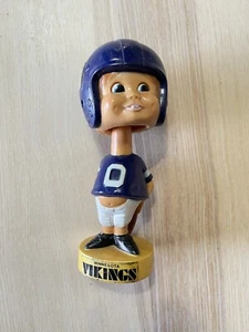 Vintage 70s NFL Minnesota Vikings Football Bobblehead - Bild 1 von 6