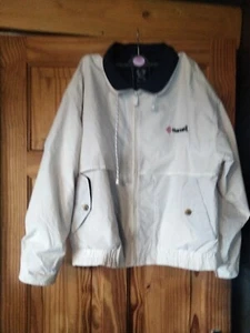 Vintage Gear Harrahs Las Vegas Windbreaker Jacket White Zip Size Small Unisex - Picture 1 of 18