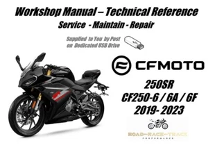 Manual de taller de reparación de servicio CF Moto 250SR 250 SR USB 2019 - 2023 - Imagen 1 de 14