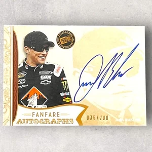 James Buescher NASCAR PACK PULLED 2011 PRESS PASS FANFARE AUTOGRAPHS signed card - Picture 1 of 2