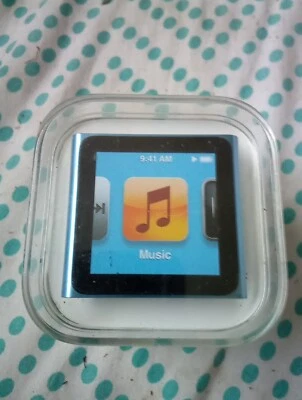 Apple iPod Nano A1366 - 6th Generation 2010 - 8GB Blue NEW IN BOX   - Image 1 of 4