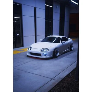 Toyota Supra MK4 Art Print #005 - High Resolution Premium Automotive Wall Decor - Picture 1 of 12