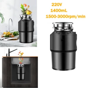 Home Kitchen Waste Processor Disposer Food Garbage Disposal Crusher 1400ML 630W - Picture 1 of 14
