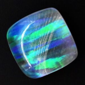 15.15 Ct Natural Fire Opal Doublet Australian Certified RARE Gemstone SEE VIDEO