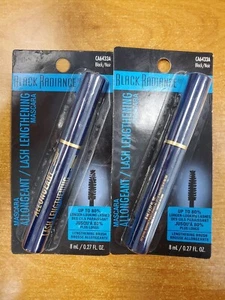 2 Pack: Black Radiance Lash Lengthening Mascara, Black, 0.27 oz. (PP1101) - Picture 1 of 2