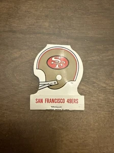 VINTAGE & RARE 1970's San Francisco 49ers Helmet Shaped Match Book, EMPTY - Picture 1 of 3