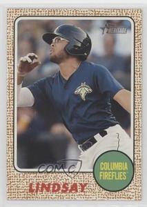 2017 Topps Heritage Minor League Edition First Name Omission Desmond Lindsay #40
