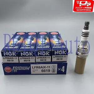 Set of 8 Genuine NGK 6619 Iridium IX Spark Plugs LFR6AIX11 for BMW Mercedes - Picture 1 of 4