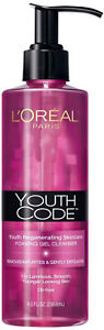 L'Oreal Paris Youth Code Foaming Gel Cleanser 8.0 Fluid Ounce