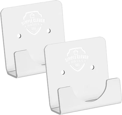 Soporte de poste de cortina de ducha de baño acrílico para pared universal sin tensión de tornillo  Foto 1 de 4