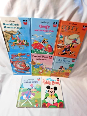 Walt Disney Wonderful World of Reading Books Lot of 8 from the 1970's-1980's - Image 1 of 4