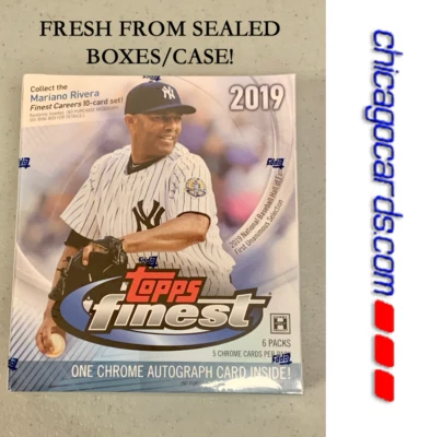 2019 Topps Finest HOBBY MINI-Box 1 AUTO Look4 Fernando Tatis RC Rookie Trout - Image 1 of 4