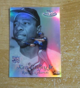 Ken Griffey Jr. 1999 Topps Gold Label BLACK Label RACE to AARON HOF Karte #RA2 - Bild 1 von 4