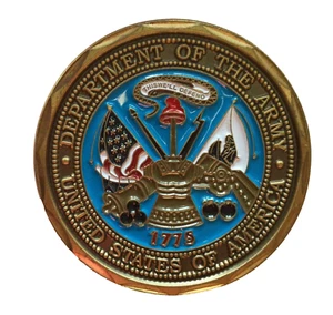 Army Dept Of The Army Challenge Coin United States Army Defending Freedom Coin - Picture 1 of 9