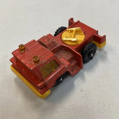 Antiguo coche de juguete CORGI JUNIORS GRÚA MÓVIL 1976 rojo amarillo lote y Foto 1 de 4