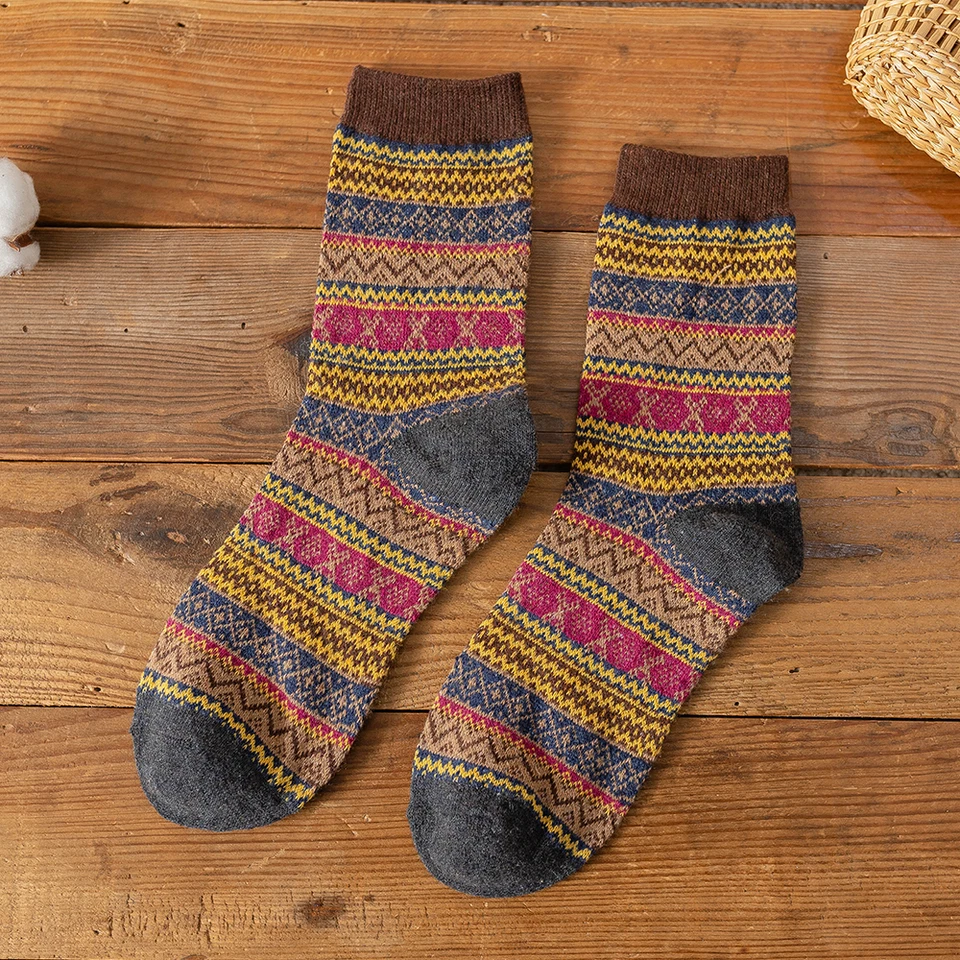 3 Pairs Womens Winter Warm Thermal Lambs Wool Merino Heavy Duty Boot Socks New - Image 1 of 4