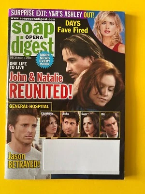 ONE LIFE TO LIVE * GENERAL HOSPITAL December 5 2006 SOAP OPERA DIGEST MAGAZINE - Image 1 of 4