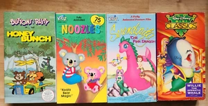 Vintage Childrens VHS Lot - Noozles, Buttons & Rusty, Willie Whale, Serendipity - Picture 1 of 11