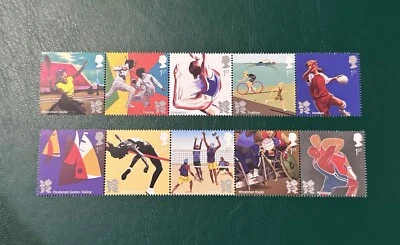 GB MNH SET DE SELLOS JUEGOS OLÍMPICOS 2011 TERCER SET 2012 Foto 1 de 2