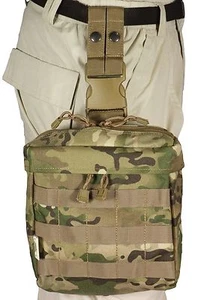 New Bulle Multicam MTP MOLLE Tactical Webbing Drop Leg Dump Pouch - Picture 1 of 5