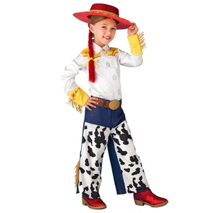 Disney Store Toy Story Jessie Cowgirl 2pc Costume Pants + White Shirt NEW - Picture 1 of 12