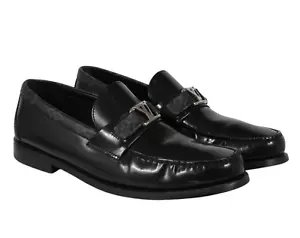 Mocasines Louis Vuitton para hombre talla US 7,5 UK 6,5 cuero negro monograma sin cordones - Imagen 1 de 13