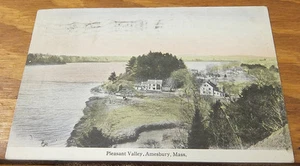 1924 COLOR Postcard//PLEASANT VALLEY, AMESBURY, MA/MASSACHUSETTS - Foto 1 di 2