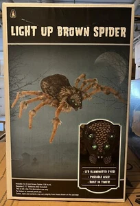 Halloween 53" Deluxe Lightup Wolf Spider Decoration Prop Seasonal Visions NEW - Picture 1 of 6