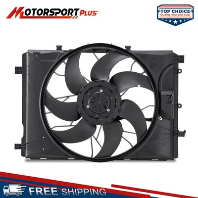 1PC Radiator Cooling Fan Assembly For Mercedes-Benz E350 E400 C300 C350 SLK350 - Image 1 of 4