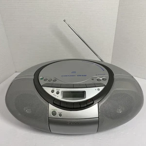 Reproductor boombox radio AM/FM casete CD Sony CFD-S350 - sin control remoto - probado - Imagen 1 de 8