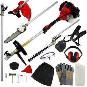 T-Mech 5-in-1 Multitool voor de Tuin - Heggenschaar, Kettingzaag, Grasmaaier, - Imagen 1 de 9