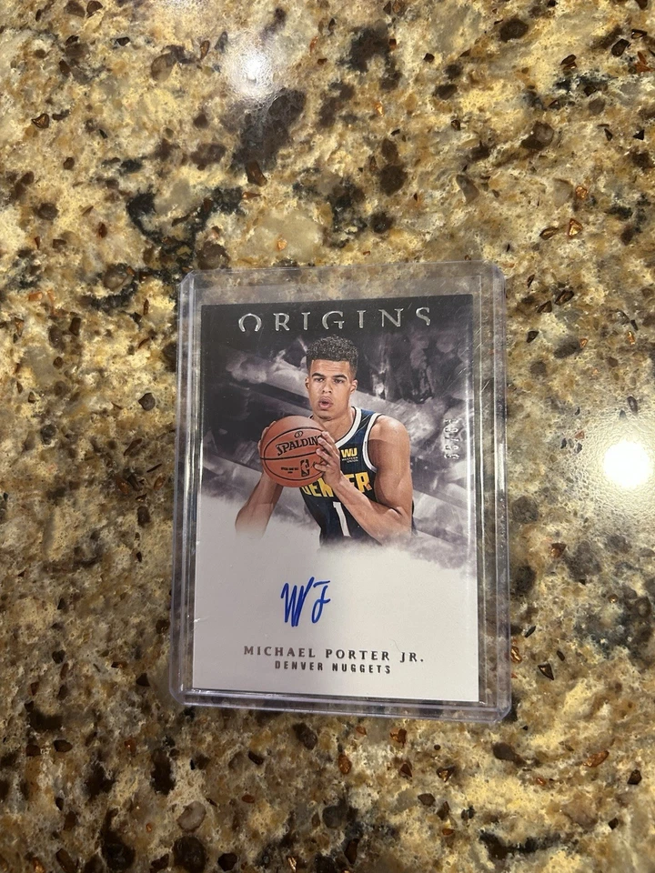 2018/19 Panini Chronicles Origins Auto Michael Porter Jr Rookie /99 Nets Nuggets - Image 1 of 1