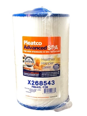 X268543 Master Spa PMA40L-F2M Pleatco Advanced Canister Filter Cartridge NEW - Image 1 of 2